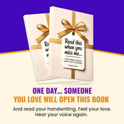 Read This When You Miss Me Guided Journal